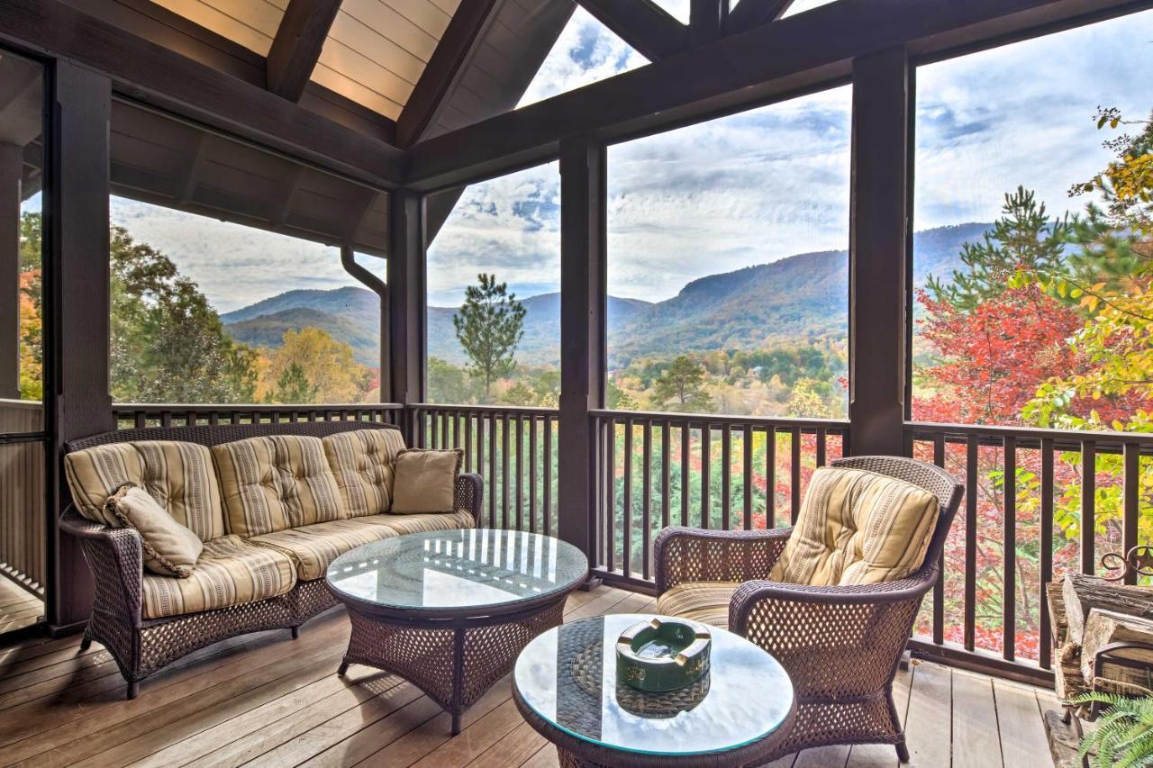 Stunning Mill Spring Home With Mountain Views! エクステリア 写真