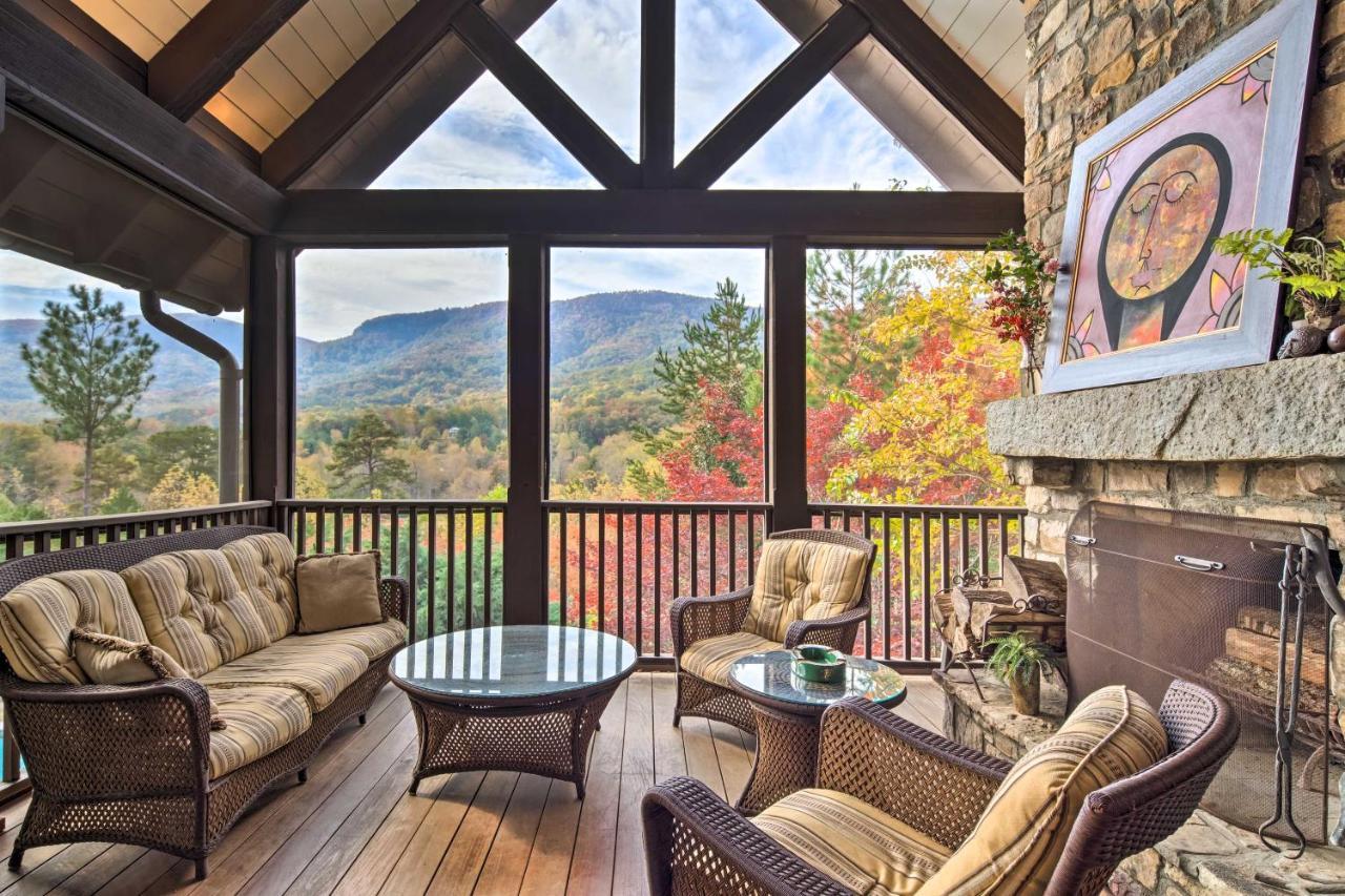 Stunning Mill Spring Home With Mountain Views! エクステリア 写真