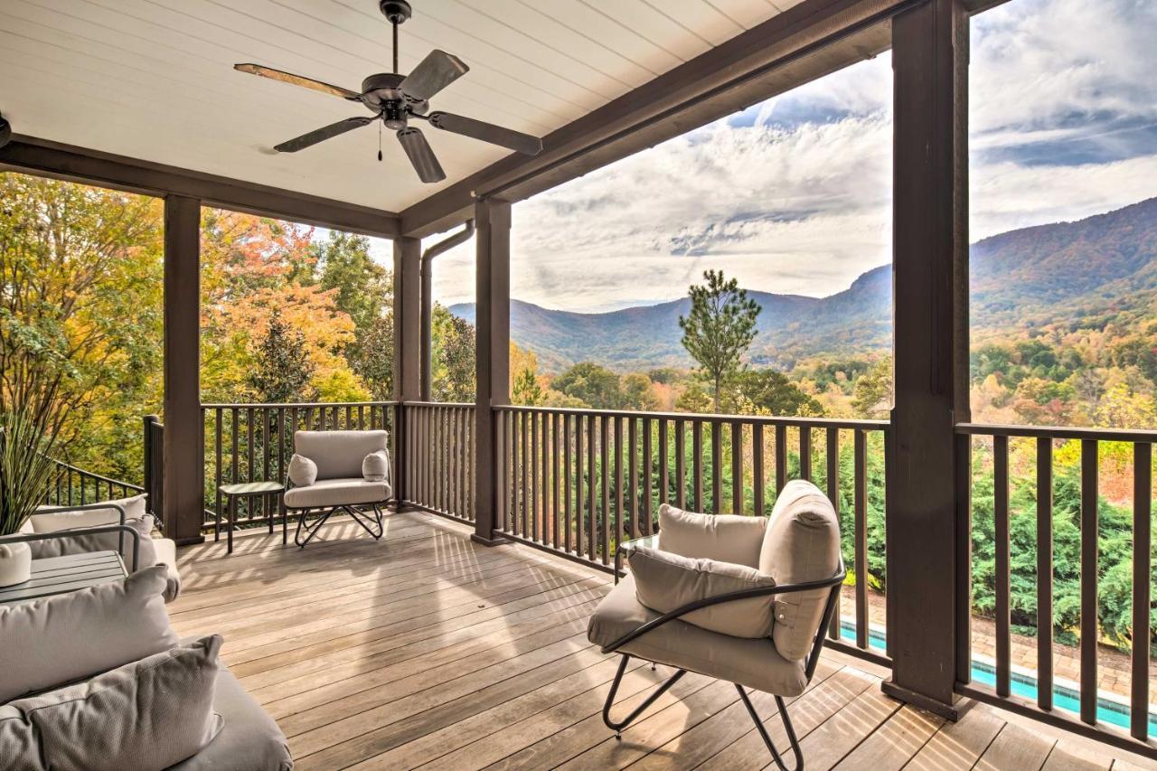 Stunning Mill Spring Home With Mountain Views! エクステリア 写真